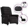 vidaXL Fauteuil de massage inclinable &eacute;lectrique Noir Tissu