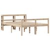vidaXL Lit pour personne &acirc;g&eacute;e et t&ecirc;te de lit 140x200cm bois pin massif