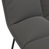 vidaXL Chaise de détente avec cadre en métal Gris foncé Velours