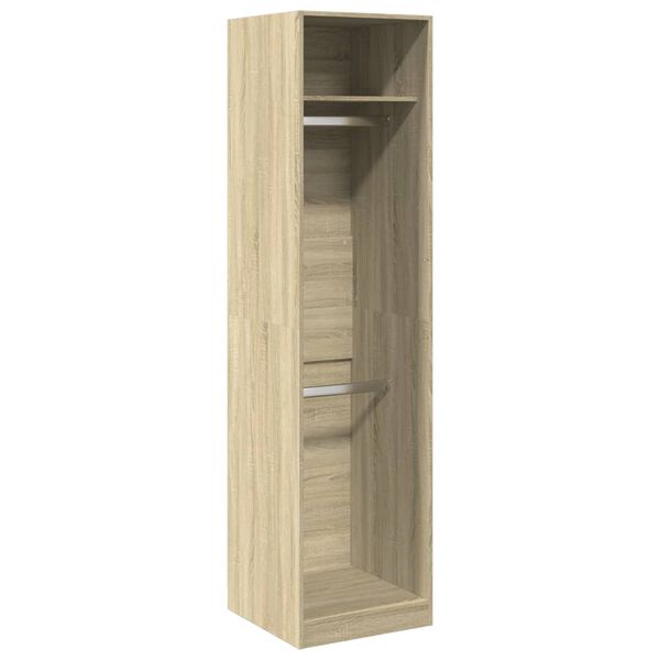 vidaXL Garde-robe Ch&ecirc;ne sonoma 50x50x200 cm Bois d'ing&eacute;nierie