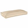 vidaXL Coussin Beige 120 x 60 x 12 cm Tissu Oxford