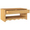vidaXL Table basse Drammen Ch&ecirc;ne 99 x 55 x 45 cm Bois de pin massif