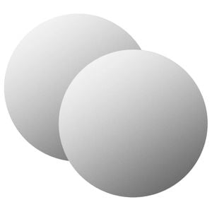 vidaXL Miroirs muraux 2 pcs 70 cm Rond Verre