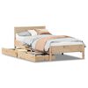 vidaXL Cadre de lit sans matelas 75x190 cm bois de pin massif