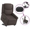 vidaXL Fauteuil inclinable marron brillant similicuir