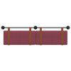 vidaXL T&ecirc;te de lit suspendue Uni Bordeaux 170 x 55 x 5 cm PU antique