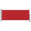 vidaXL Auvent lat&eacute;ral r&eacute;tractable de patio 100x300 cm Rouge
