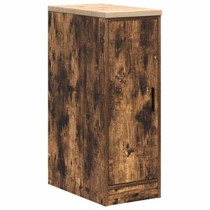 vidaXL Armoire de rangement de garage ch&ecirc;ne fum&eacute; 30x51x85 cm bois pin