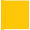 vidaXL &Eacute;cran de balcon Jaune 110 x 200 cm Tissu Oxford