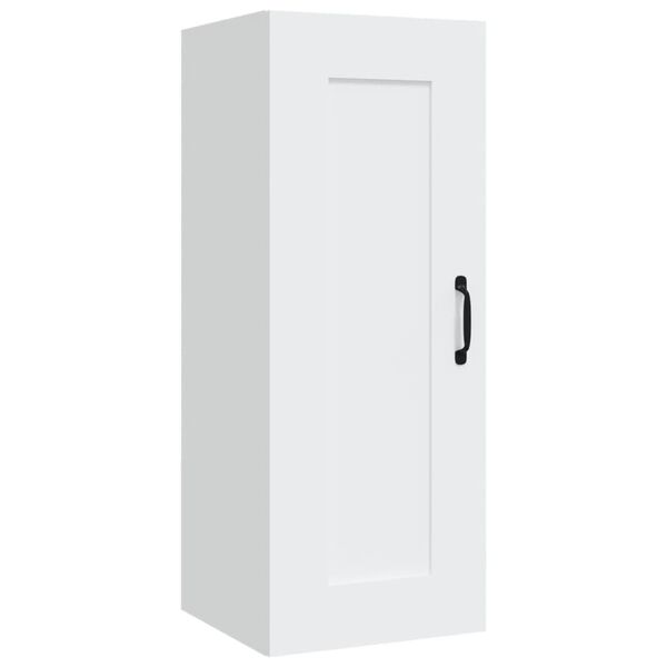 vidaXL Armoire suspendue Blanc 35x34x90 cm Bois d'ing&eacute;nierie