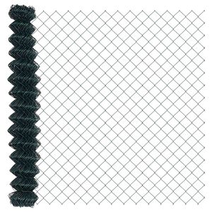 vidaXL Cl&ocirc;ture en treillis m&eacute;tallique 10 x 1,5 m Acier Vert