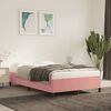 vidaXL Cadre de lit sans matelas rose 120x190 cm velours
