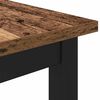 vidaXL table Bois ancien 100 x 50 x 76,5 cm Bois d'ing&eacute;nierie et acier