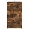 vidaXL Cabinet de chevet Ch&ecirc;ne fum&eacute; 38 x 38 x 66 cm Bois d'ing&eacute;nierie