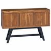 vidaXL Meuble TV Naturel 110 x 30 x 75 cm Bois de teck massif