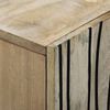 vidaXL Buffet Blanc 90 x 33 x 75 cm bois de manguier massif