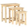vidaXL Tables gigognes 3 pcs Bois solide de manguier