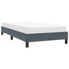 vidaXL Cadre de lit sans matelas gris fonc&eacute; 100x210 cm velours