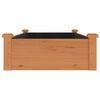 vidaXL Lit surélevé de jardin doublure 120x60x25 cm bois massif sapin