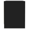 vidaXL Tables de chevet 2 pcs noir 45x34x44,5 cm bois d'ing&eacute;nierie