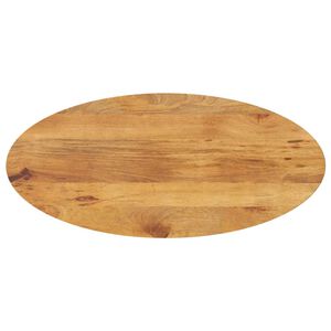 vidaXL Dessus de table 140x50x2,5 cm ovale bois massif de manguier
