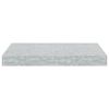 vidaXL &Eacute;tag&egrave;res murales flottantes 2 pcs gris b&eacute;ton 40x23x3,8 cm MDF