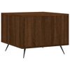 vidaXL Tables basses 2 pcs chêne marron 50x50x40 cm bois d'ingénierie