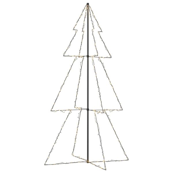 vidaXL Arbre de Noël cône 300 LED d'intérieur/d'extérieur 120x220 cm