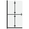 vidaXL Paroi de douche pliable Verre ESG d&eacute;poli 100x190 cm