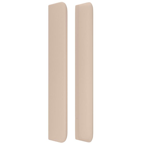 vidaXL T&ecirc;te de lit avec oreilles Cappuccino 147x16x118/128 cm