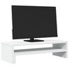 vidaXL Support de moniteur blanc 54x22x15 cm bois d'ing&eacute;nierie