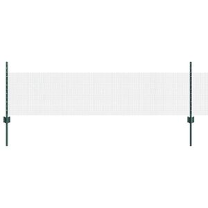 vidaXL Cl&ocirc;ture en fil soud&eacute; avec poteau 25 x 0,5 m (L x H)