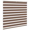 vidaXL Store z&egrave;bre marron 155x150cm largeur du tissu 150,9cm polyester