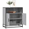 vidaXL Buffet sonoma gris 68x35x76 cm bois d'ingénierie