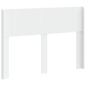 vidaXL T&ecirc;te de lit Blanc Bois d'ing&eacute;nierie