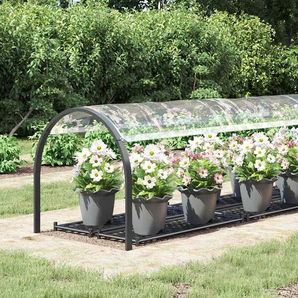 vidaXL B&acirc;che transparente avec &oelig;illets 1x5 m PVC