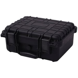vidaXL Bo&icirc;te de protection pour &eacute;quipement 35 x 29,5 x 15 cm noir