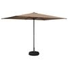 vidaXL Parasol de jardin 200 x 300 cm Polyester Rectangulaire Taupe