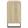 vidaXL Armoire salle de bain ch&ecirc;ne sonoma 80x33x60cm bois d'ing&eacute;nierie