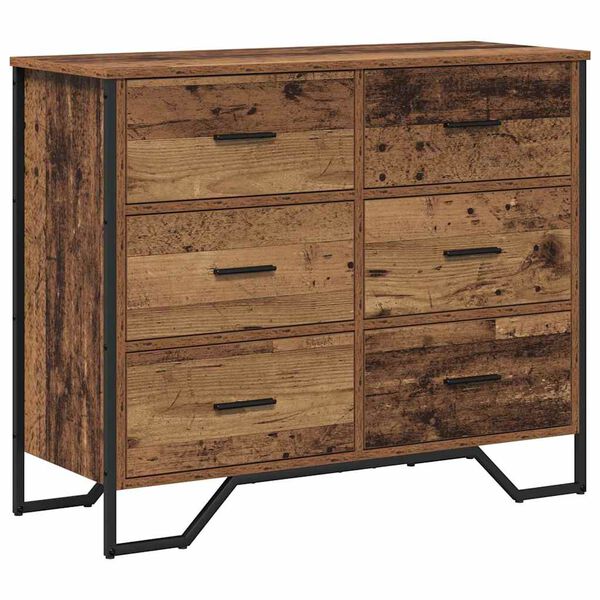 vidaXL Commode Autre Bois Ancien 91 x 35.5 x 74.5 cm Bois d'ingénierie