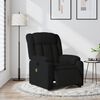 vidaXL Fauteuil de massage inclinable &eacute;lectrique Noir Tissu