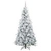 vidaXL Sapin de No&euml;l Artificiel &agrave; Branches Articul&eacute;es Blanc 210 cm