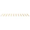 vidaXL Lattes de lit 90x200 cm bois de pin massif