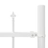 vidaXL Cl&ocirc;ture de jardin 6 pcs Blanc 170 x 225 cm