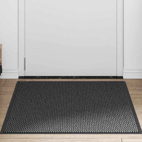 vidaXL Paillasson anthracite 90x120 cm
