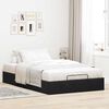 vidaXL Cadre de lit ottoman sans matelas noir 120x190 cm velours