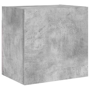 vidaXL Meuble TV mural gris b&eacute;ton 40,5x30x40 cm bois d'ing&eacute;nierie