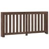 vidaXL Cache-radiateur ch&ecirc;ne marron 175x20x82 cm bois d'ing&eacute;nierie