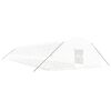 vidaXL Serre avec cadre en acier blanc 120 m&sup2; 20x6x2,85 m