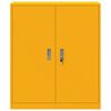 vidaXL Armoire de rangement Jaune moutarde 90 x 40 x 105 cm Acier